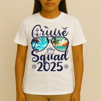 Cruise Squad 2025 Family Group Matching Summer Vacation T-Shirt