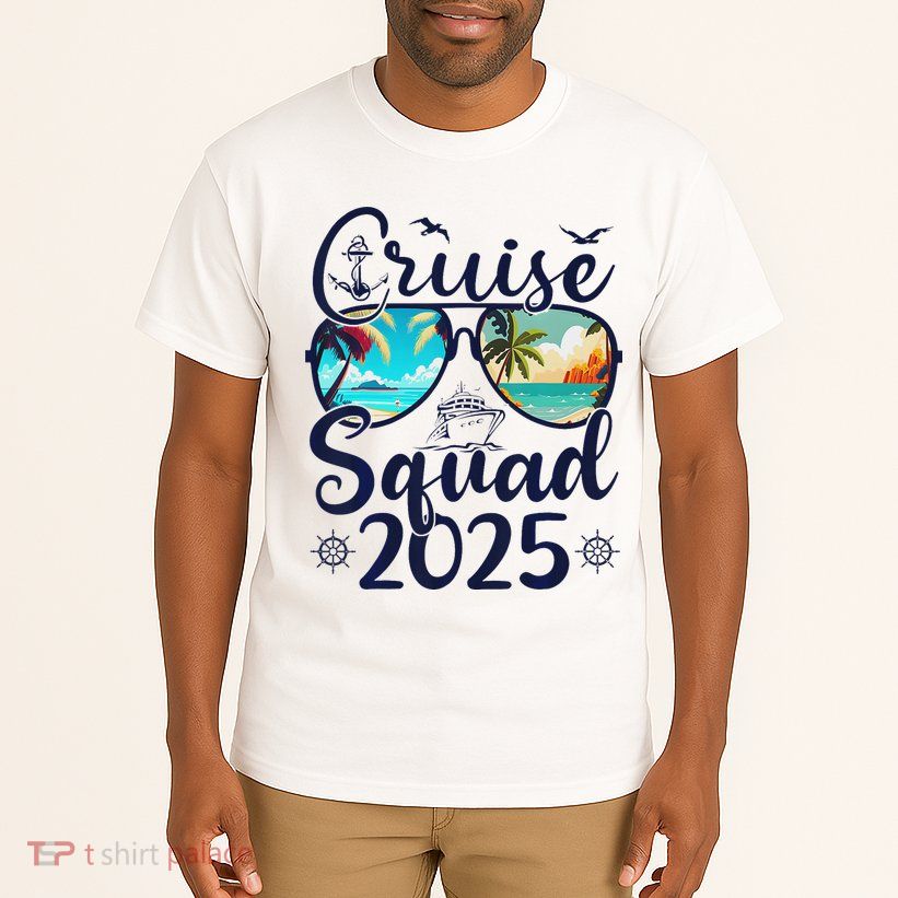 Cruise Squad 2025 Family Group Matching Summer Vacation Tall T-Shirt