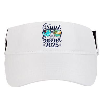 Cruise Squad 2025 Family Group Matching Summer Vacation Adult Drive Performance Visor