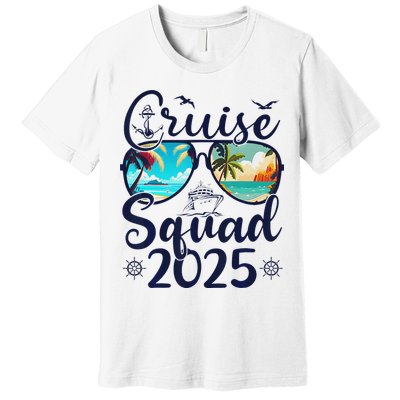 Cruise Squad 2025 Family Group Matching Summer Vacation Premium T-Shirt