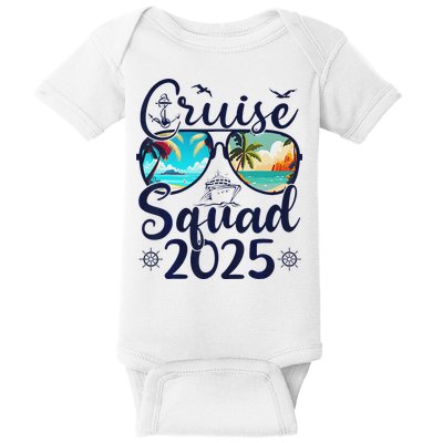 Cruise Squad 2025 Family Group Matching Summer Vacation Baby Bodysuit