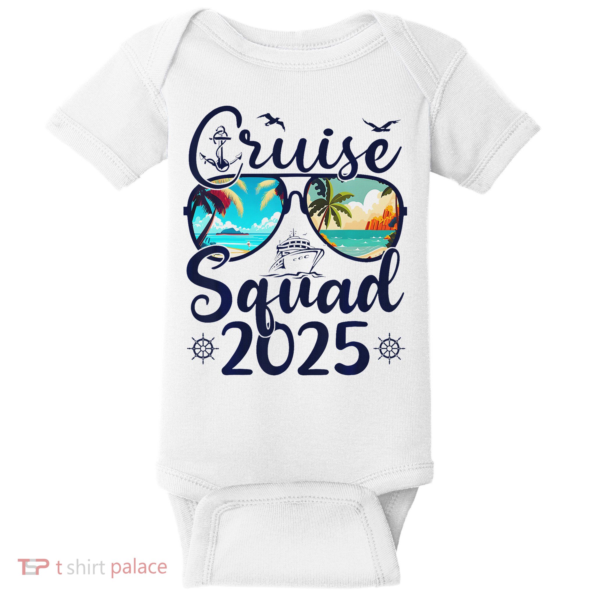 Cruise Squad 2025 Family Group Matching Summer Vacation Baby Bodysuit