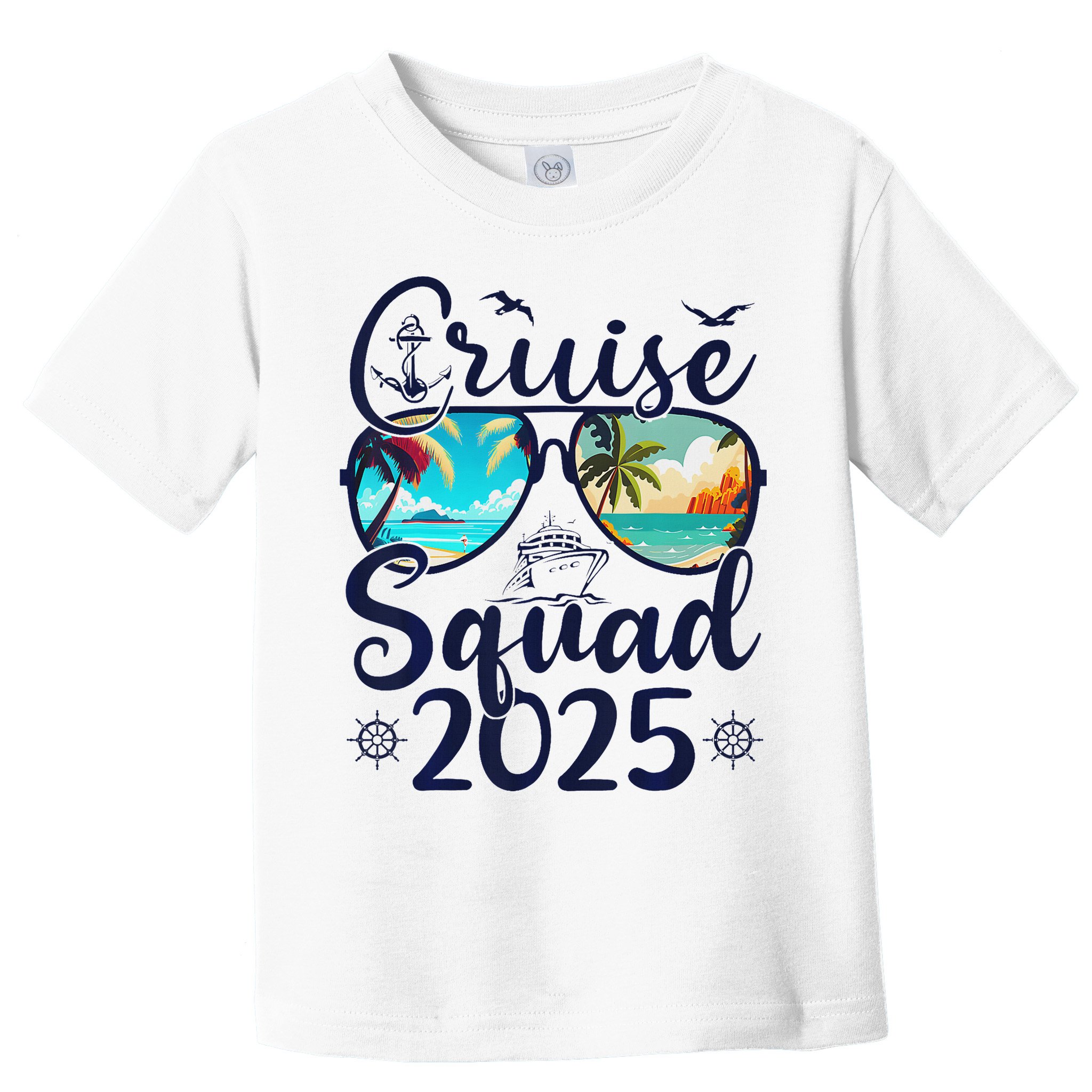 Cruise Squad 2025 Family Group Matching Summer Vacation Toddler T-Shirt