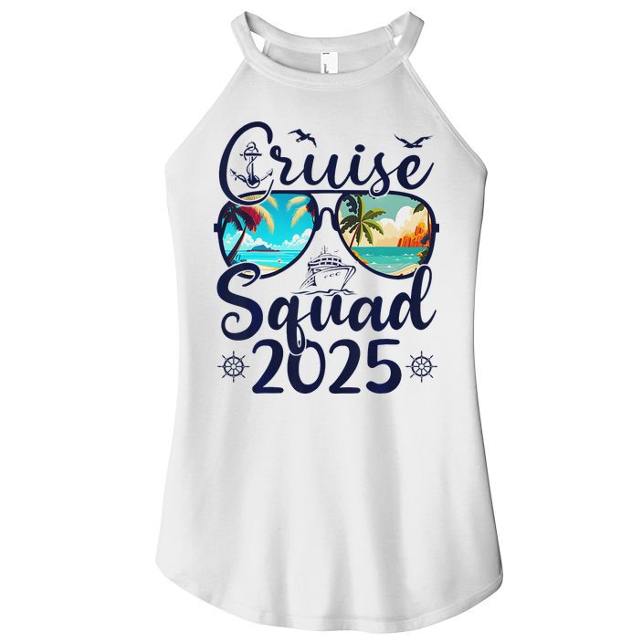 Cruise Squad 2025 Family Group Matching Summer Vacation Women's Perfect Tri Rocker Tank
