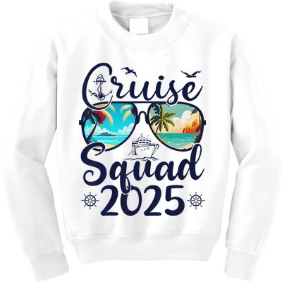 Cruise Squad 2025 Family Group Matching Summer Vacation Kids Sweatshirt