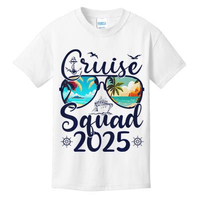 Cruise Squad 2025 Family Group Matching Summer Vacation Kids T-Shirt