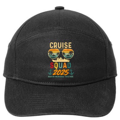 Cruise Squad 2025 Family Vacation Matching Group Summer 7-Panel Snapback Hat
