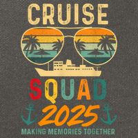 Cruise Squad 2025 Family Vacation Matching Group Summer Cotton Canvas Backpack