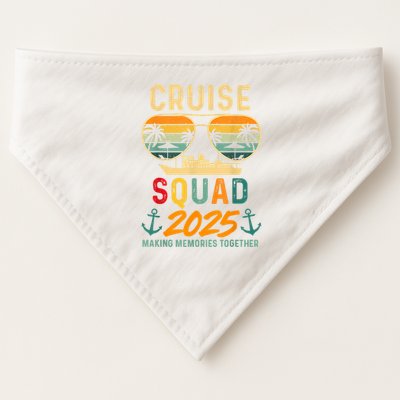 Cruise Squad 2025 Family Vacation Matching Group Summer USA-Made Doggie Bandana