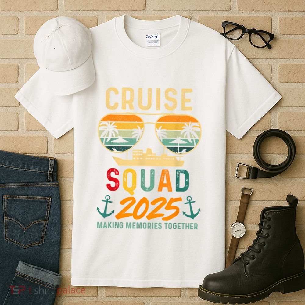 Cruise Squad 2025 Family Vacation Matching Group Summer Tall T-Shirt