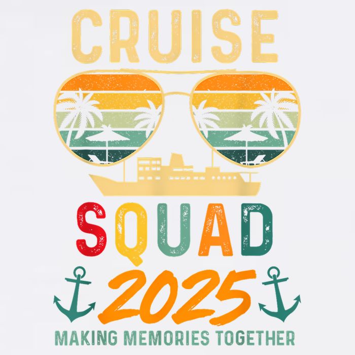 Cruise Squad 2025 Family Vacation Matching Group Summer Flatbill Hat