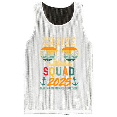 Cruise Squad 2025 Family Vacation Matching Group Summer Mesh Reversible Basketball Jersey Tank
