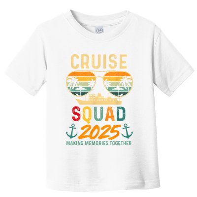 Cruise Squad 2025 Family Vacation Matching Group Summer Toddler T-Shirt