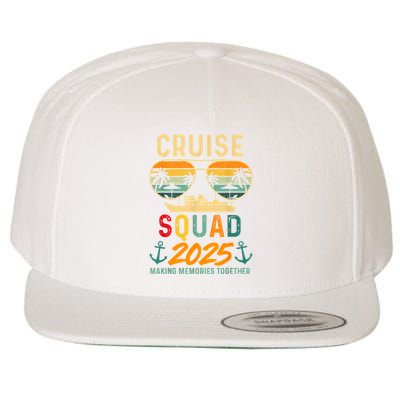 Cruise Squad 2025 Family Vacation Matching Group Summer Wool Snapback Cap