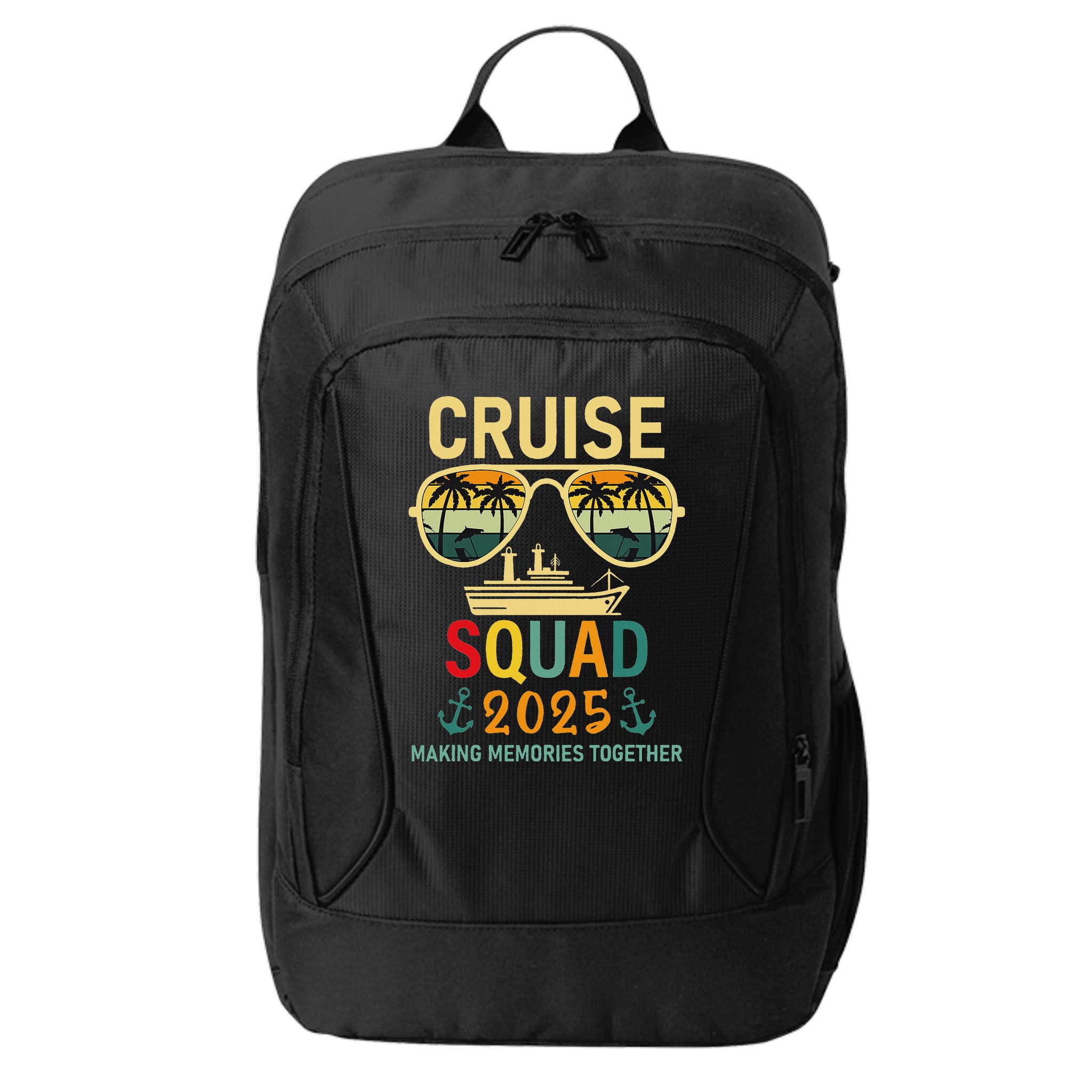 Cruise Squad 2025 Family Group Matching Summer Vacation City Backpack