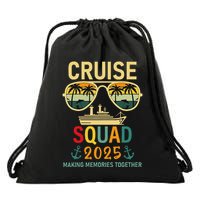 Cruise Squad 2025 Family Group Matching Summer Vacation Drawstring Bag