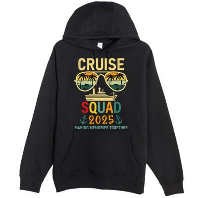 Cruise Squad 2025 Family Group Matching Summer Vacation Premium Pullover Hoodie