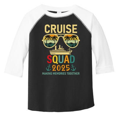 Cruise Squad 2025 Family Group Matching Summer Vacation Toddler Fine Jersey T-Shirt