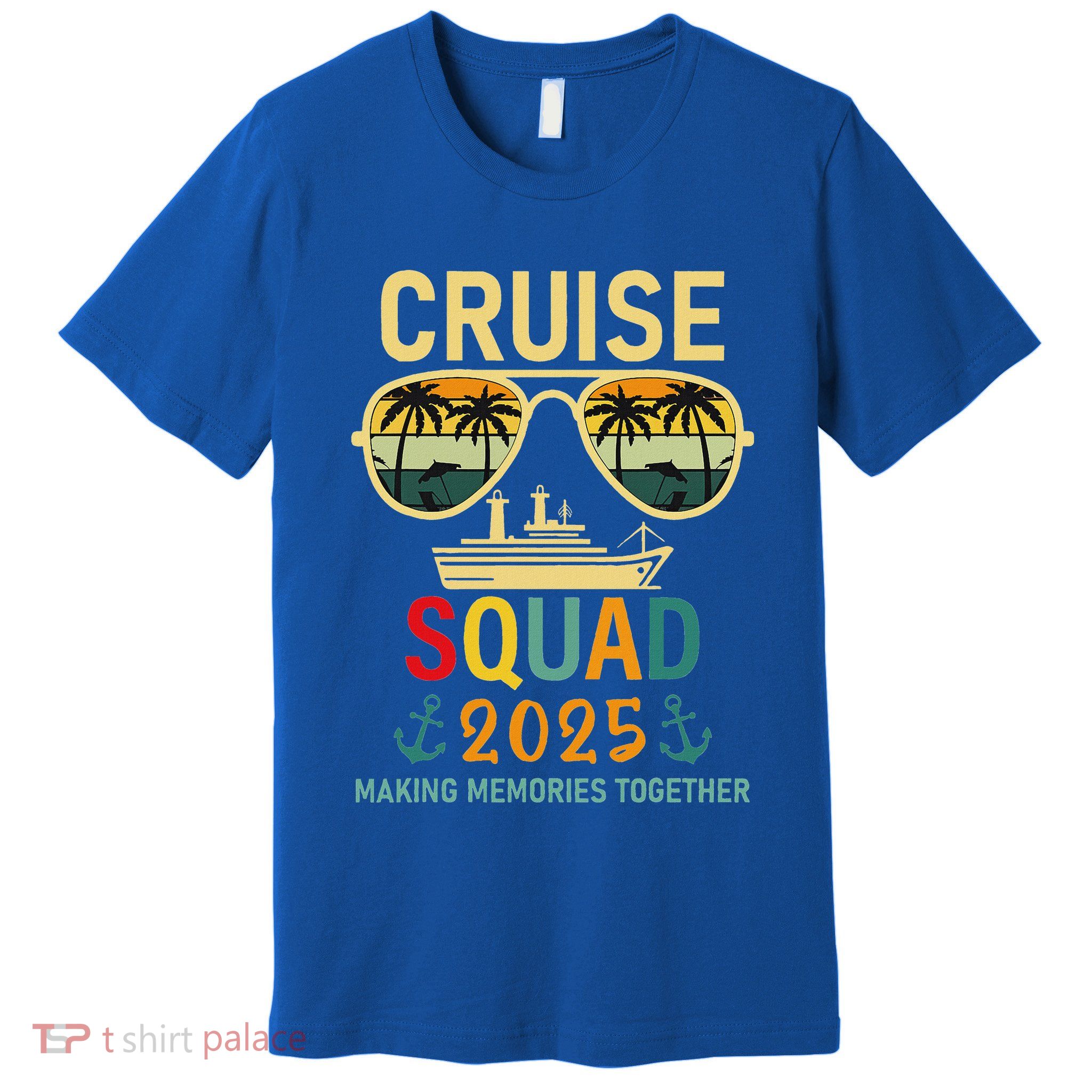 Cruise Squad 2025 Family Group Matching Summer Vacation Premium T-Shirt