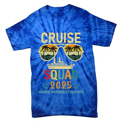 Cruise Squad 2025 Family Group Matching Summer Vacation Tie-Dye T-Shirt