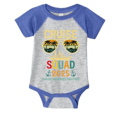 Cruise Squad 2025 Family Group Matching Summer Vacation Infant Baby Jersey Bodysuit