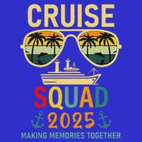 Cruise Squad 2025 Family Group Matching Summer Vacation Women's V-Neck T-Shirt