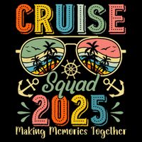 Cruise Squad 2025 Family Group Matching Summer Vacation Flexfit Unipanel Trucker Cap