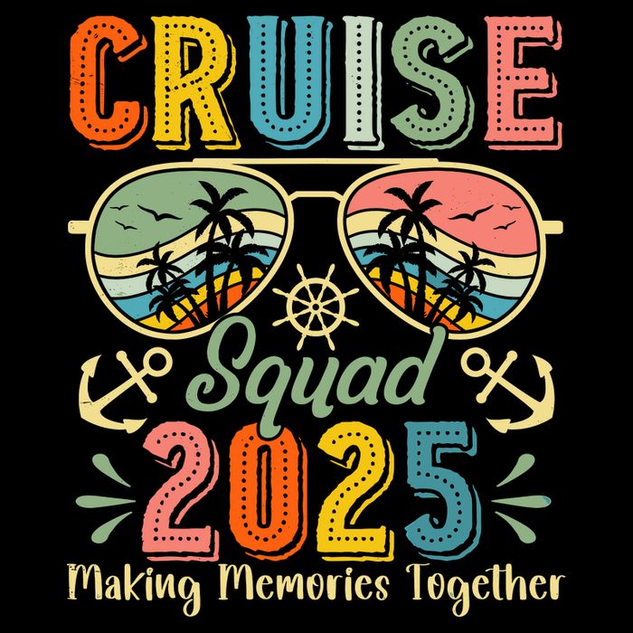 Cruise Squad 2025 Family Group Matching Summer Vacation Flexfit Unipanel Trucker Cap