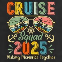 Cruise Squad 2025 Family Group Matching Summer Vacation Adult Drive Performance Visor