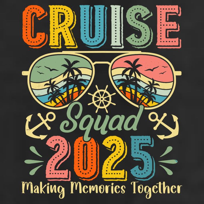 Cruise Squad 2025 Family Group Matching Summer Vacation Adult Drive Performance Visor