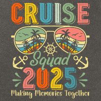 Cruise Squad 2025 Family Group Matching Summer Vacation Cotton Canvas Backpack