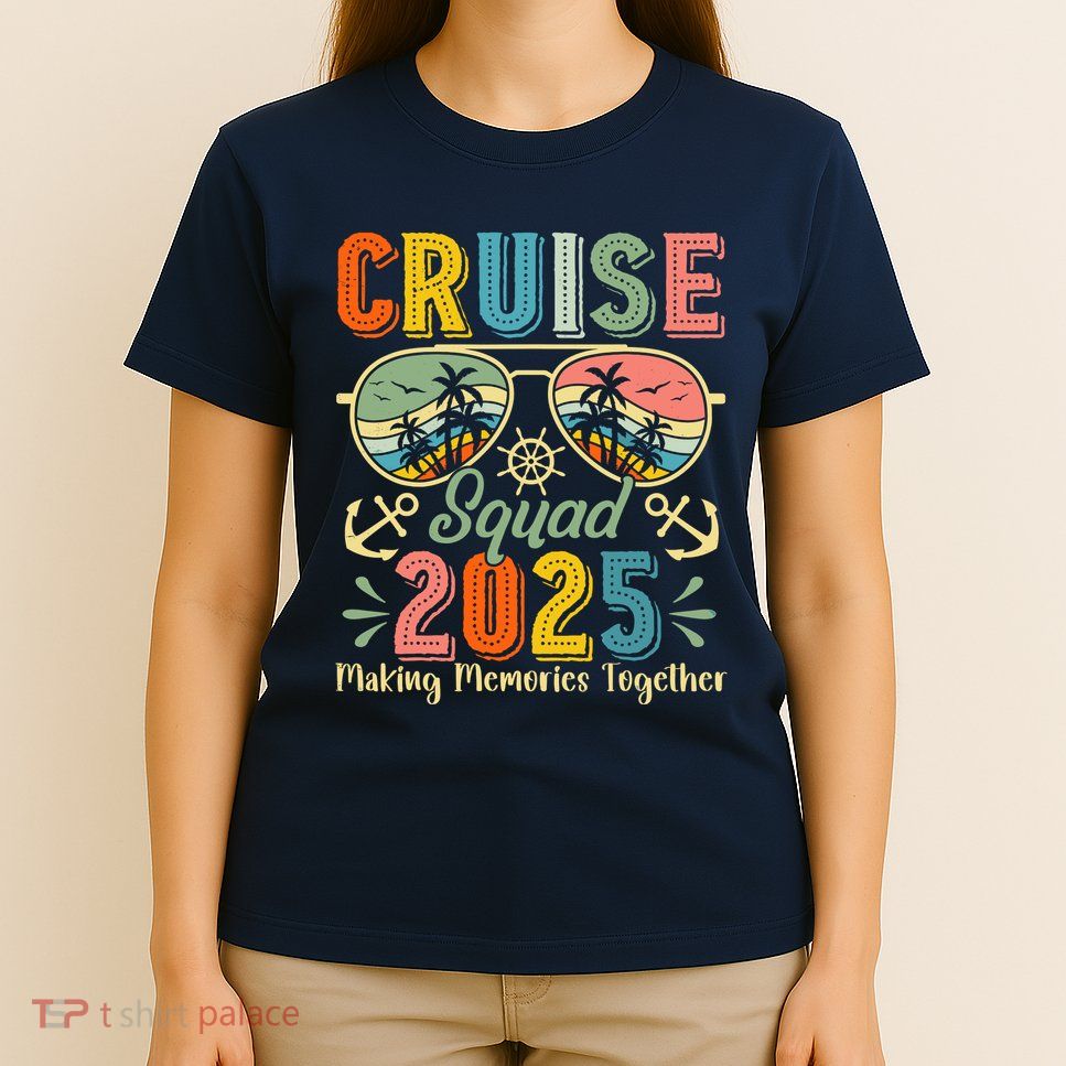 Cruise Squad 2025 Family Group Matching Summer Vacation T-Shirt