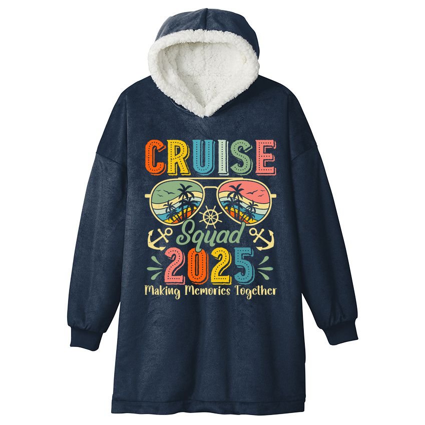 Cruise Squad 2025 Family Group Matching Summer Vacation Hooded Wearable Blanket