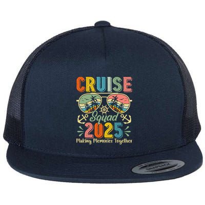 Cruise Squad 2025 Family Group Matching Summer Vacation Flatbill Hat