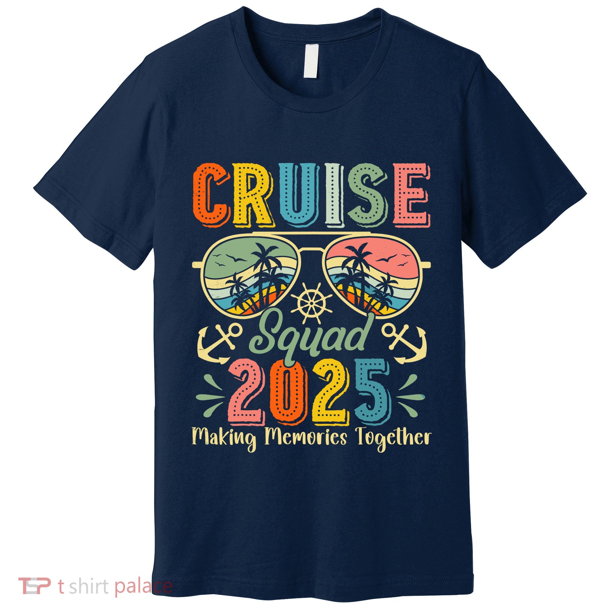 Cruise Squad 2025 Family Group Matching Summer Vacation Premium T-Shirt