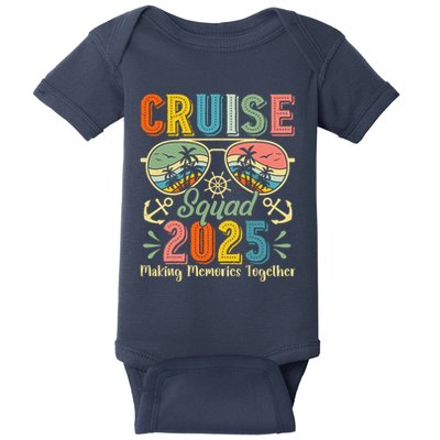 Cruise Squad 2025 Family Group Matching Summer Vacation Baby Bodysuit