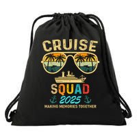 Cruise Squad 2025 Family Couple Matching Summer Vacation Drawstring Bag