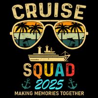 Cruise Squad 2025 Family Couple Matching Summer Vacation Drawstring Bag