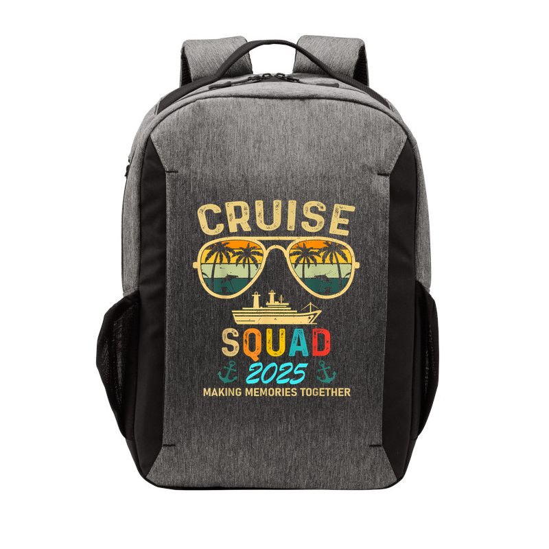 Cruise Squad 2025 Family Couple Matching Summer Vacation Vector Backpack