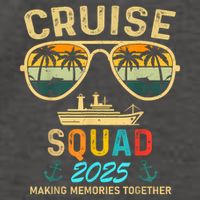 Cruise Squad 2025 Family Couple Matching Summer Vacation Vector Backpack
