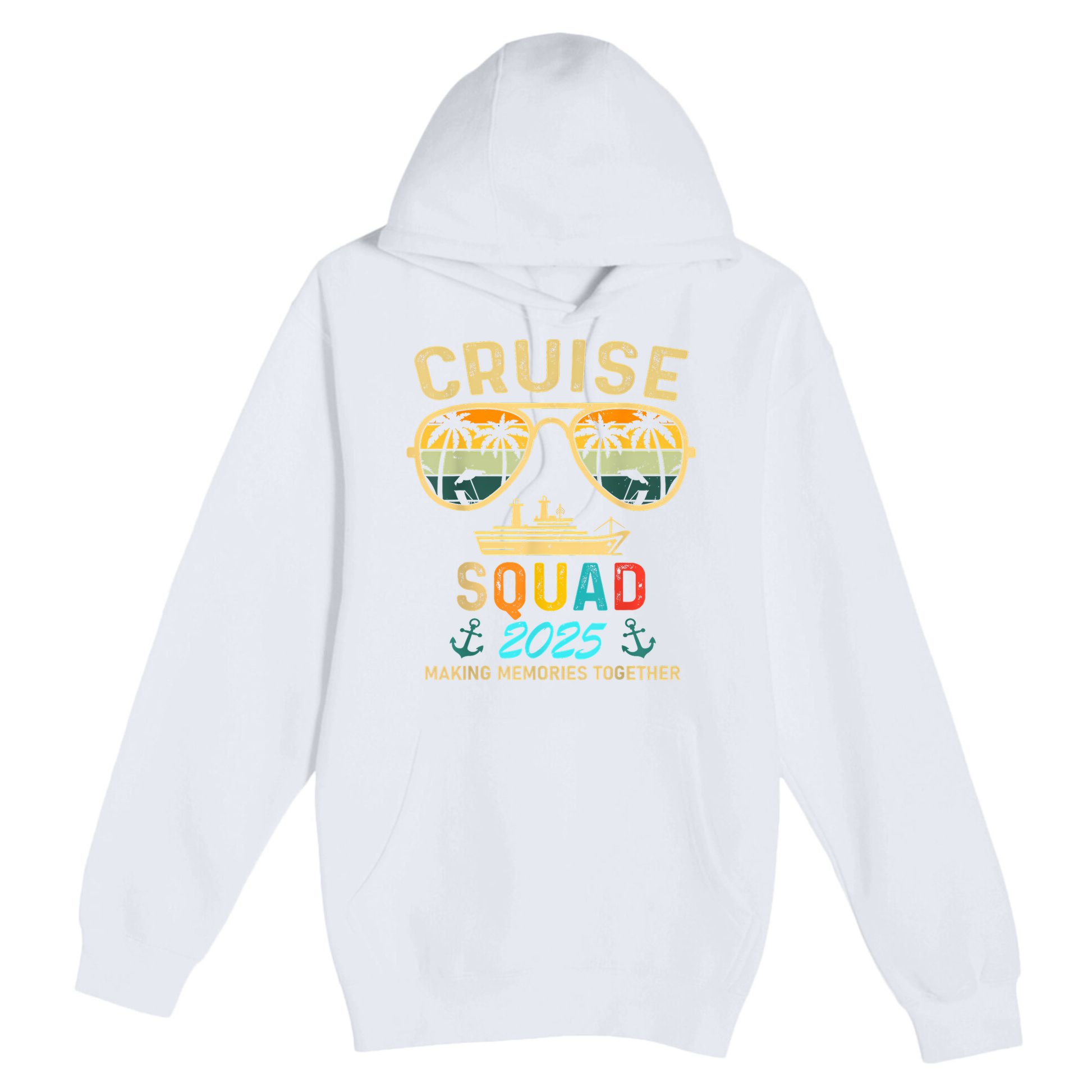 Cruise Squad 2025 Family Couple Matching Summer Vacation Premium Pullover Hoodie
