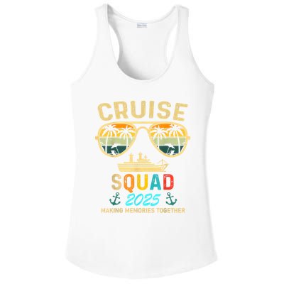 Cruise Squad 2025 Family Couple Matching Summer Vacation Ladies PosiCharge Competitor Racerback Tank