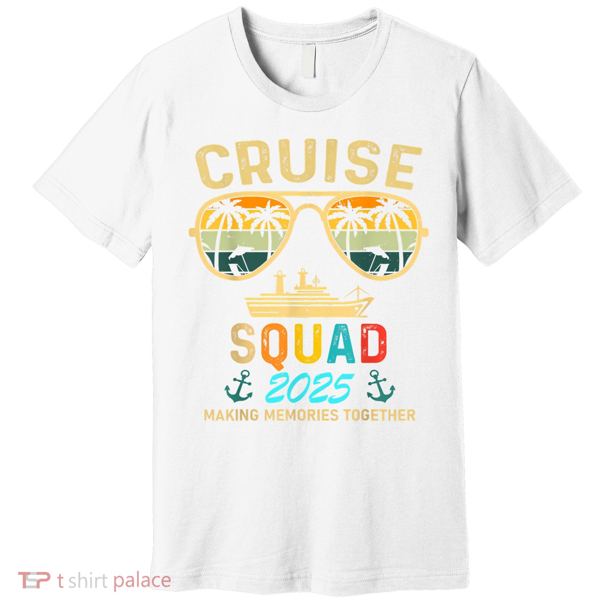 Cruise Squad 2025 Family Couple Matching Summer Vacation Premium T-Shirt