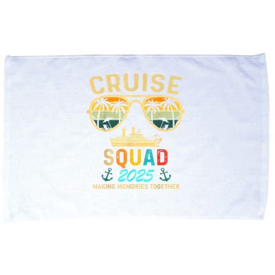 Cruise Squad 2025 Family Couple Matching Summer Vacation Microfiber Hand Towel