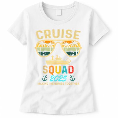 Cruise Squad 2025 Family Couple Matching Summer Vacation Womens T-Shirt