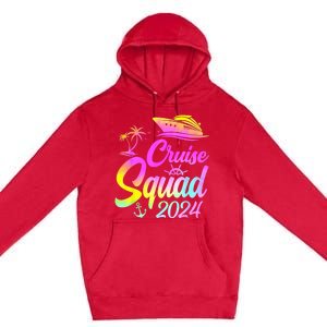 Cruise Squad 2024 Summer Vacation Matching Family Group Premium Pullover Hoodie