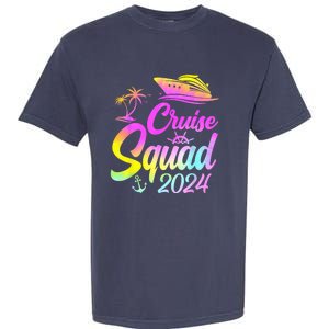 Cruise Squad 2024 Summer Vacation Matching Family Group Garment-Dyed Heavyweight T-Shirt