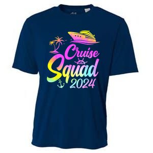 Cruise Squad 2024 Summer Vacation Matching Family Group Cooling Performance Crew T-Shirt