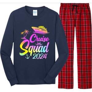 Cruise Squad 2024 Summer Vacation Matching Family Group Long Sleeve Pajama Set