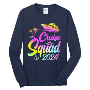 Cruise Squad 2024 Summer Vacation Matching Family Group Tall Long Sleeve T-Shirt